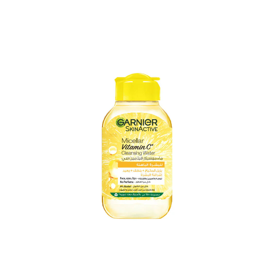 Garnier Vitamin C Micellar Water Facial Brightening Cleanser and Makeup Remover - Medaid International