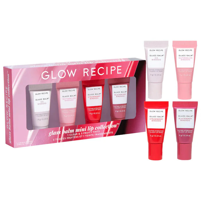Glow Recipe 
Mini Glass Balm Lip Collection Gift Set - Medaid International