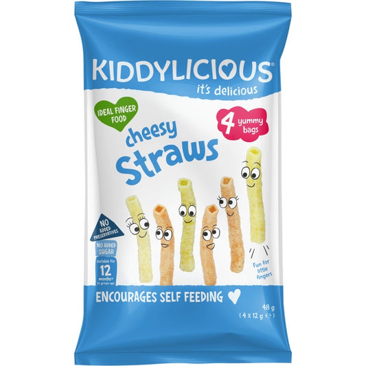 Kiddylicious Cheesy Veggie Straws - 4-pack - Medaid