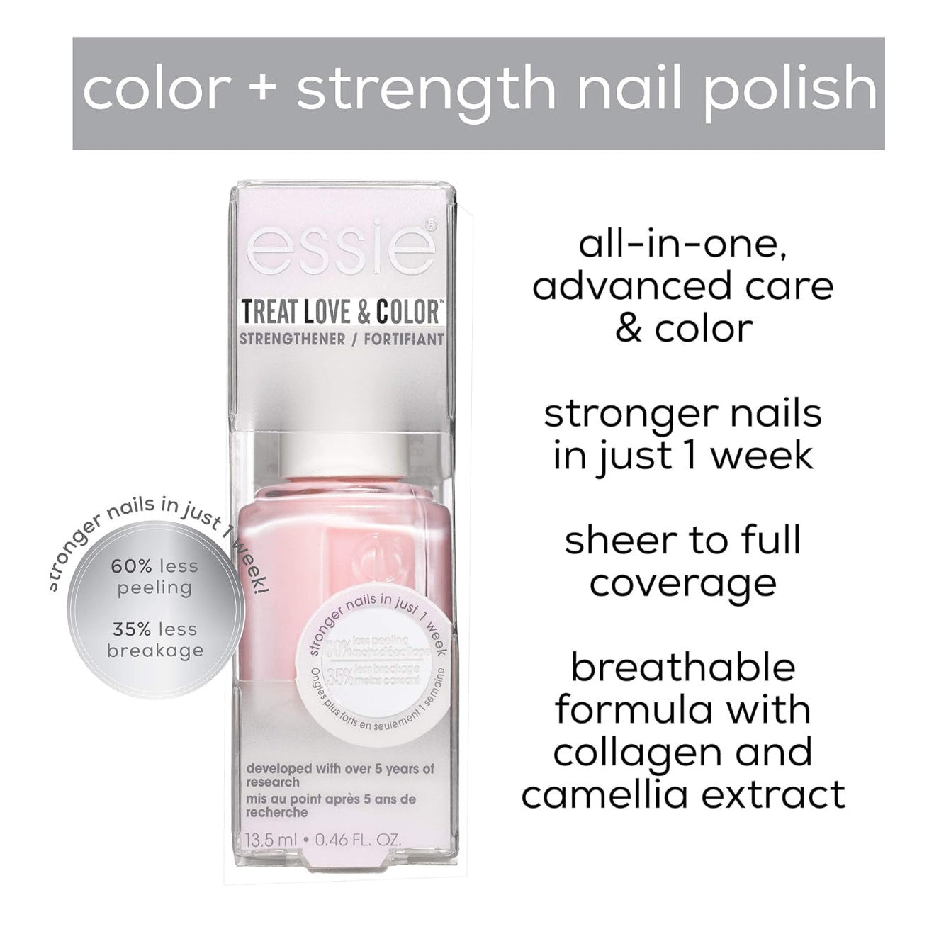 ESSIE TREAT LOVE & COLOR - 27 PINKED TO PERFECTION - Medaid International