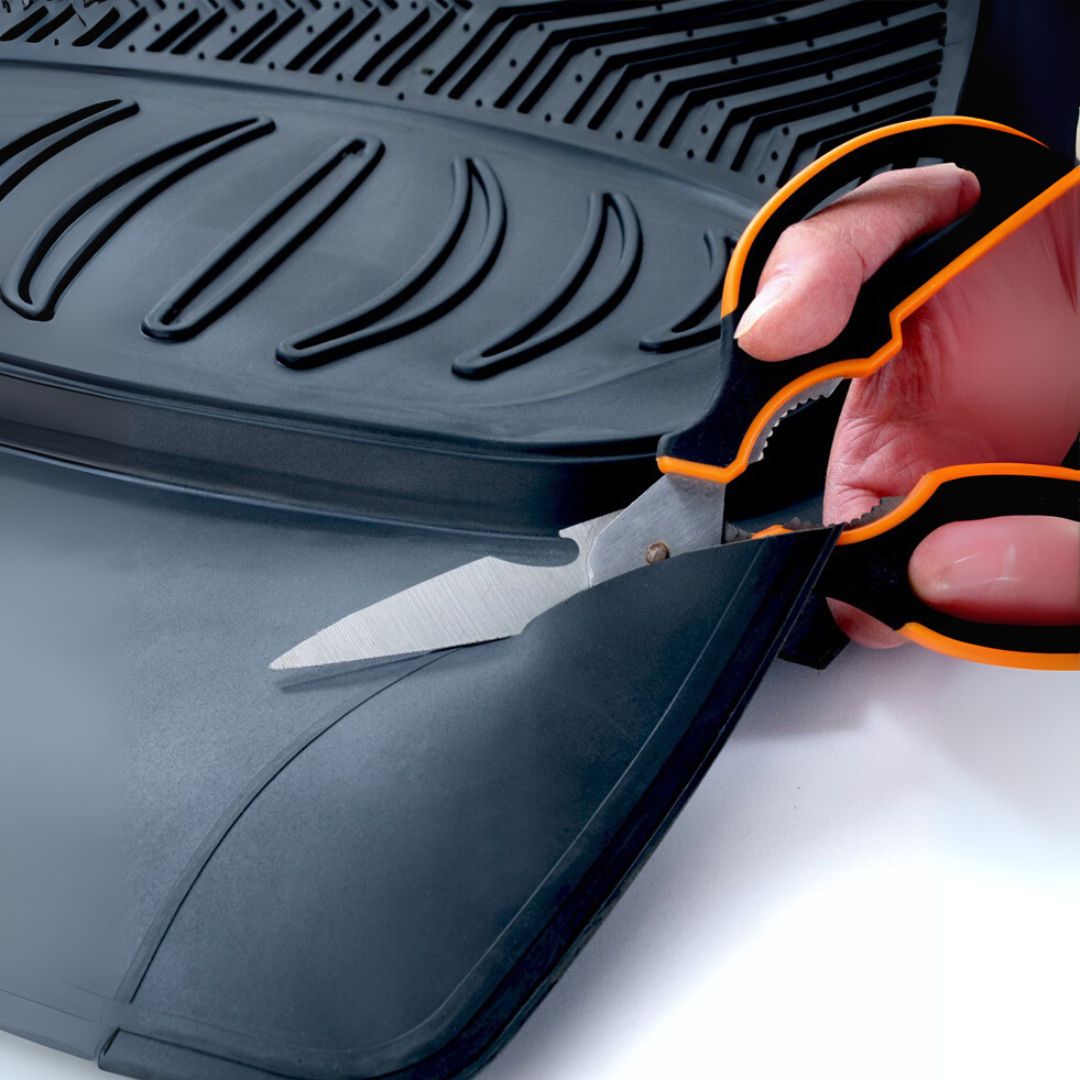 5-Piece Car Floor Mat Set, Anti-Slip Washable Mats for Vehicle Interior Protection (Black) - Medaid International