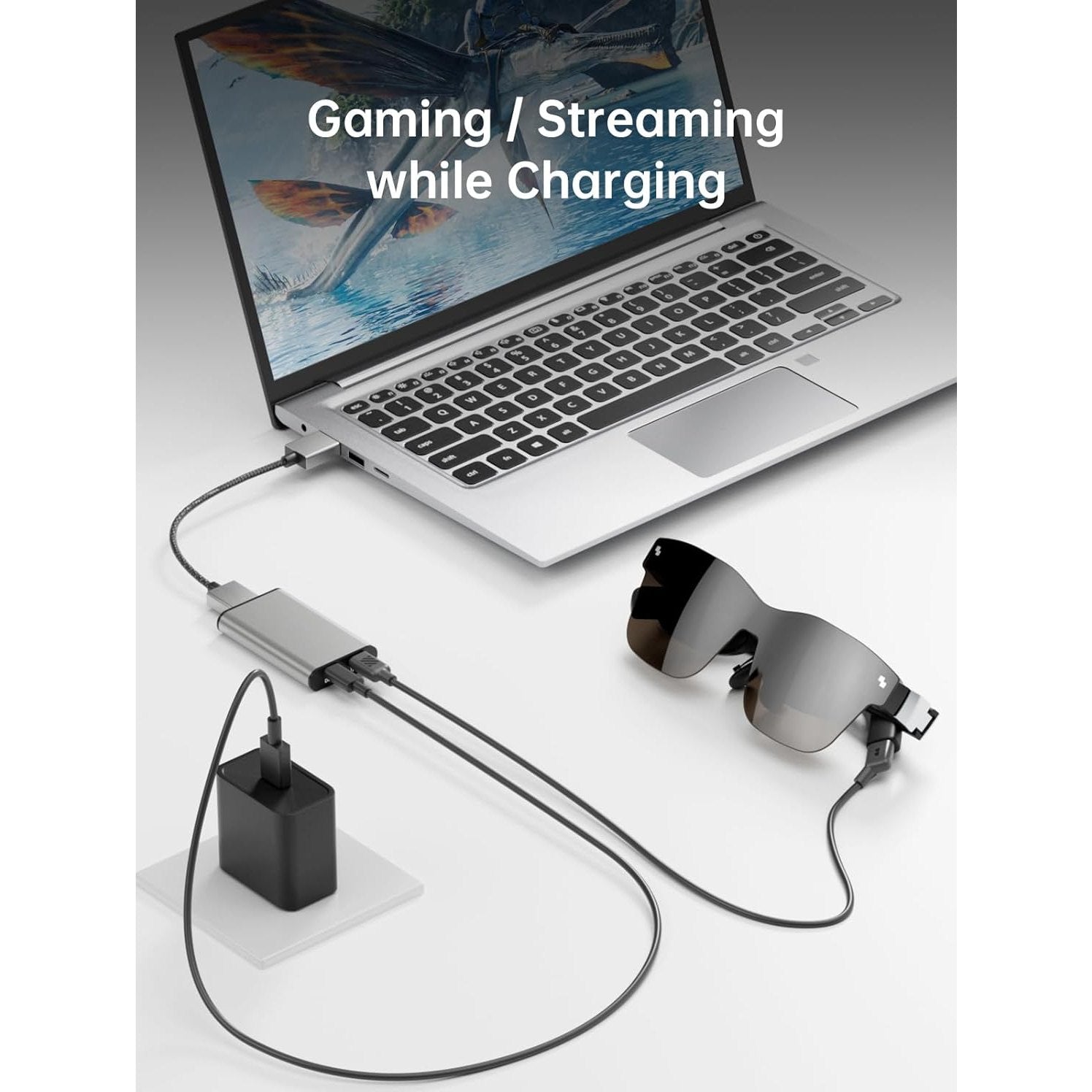 HDMI to Type-C and charging adapter for AR Glasses - Medaid International