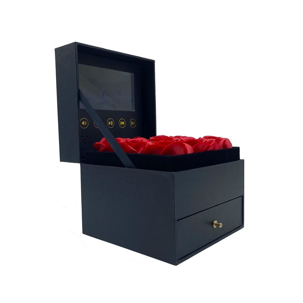 Video Box With 9 Eternal roses - Medaid International