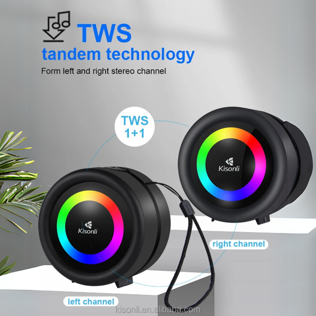 Speaker Kisonli S16, Bluetooth, Black - Medaid International