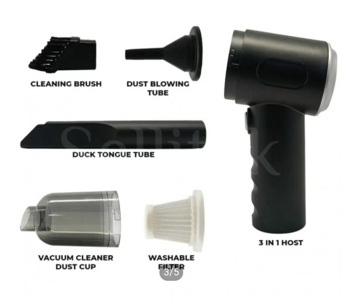 3 in 1 Rechargeable Car Vacuum Cleaner - Medaid International