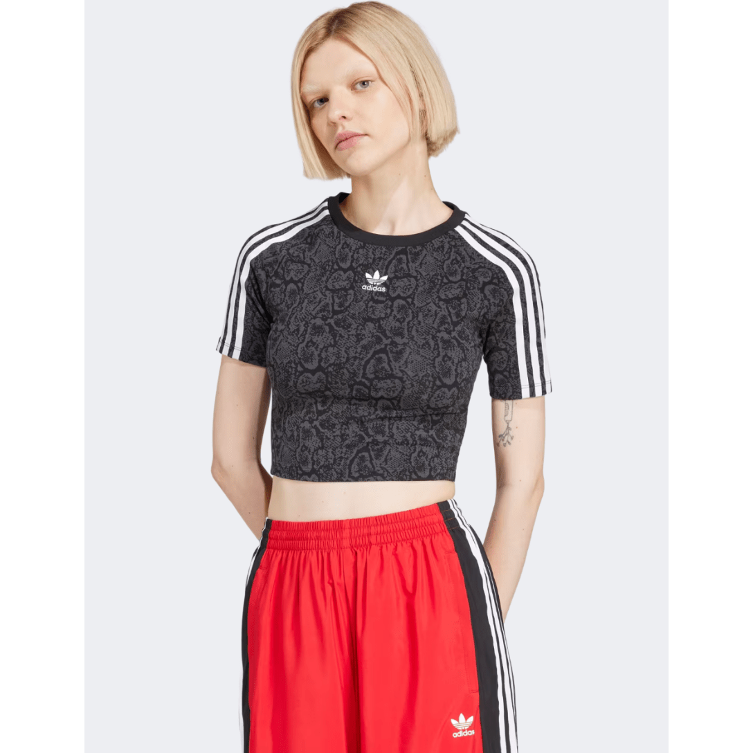Adidas Snake Women Original T-Shirt Black/Multicolor - Medaid International