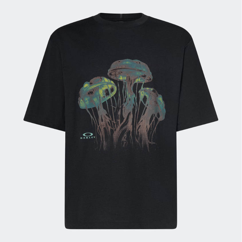 Oakley Jellyfish Men Lifestyle T-Shirt Blackout - Medaid International