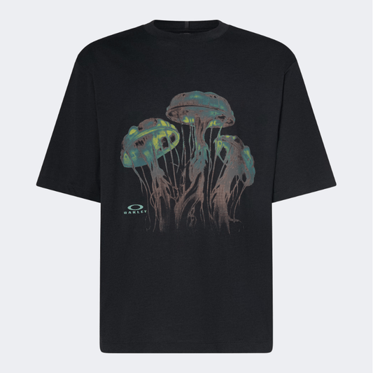 Oakley Jellyfish Men Lifestyle T-Shirt Blackout - Medaid International