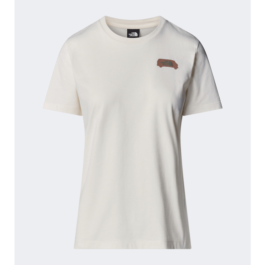 The North Face Outdoor Graphic Women Lifestyle T-Shirt White Dune - Medaid International