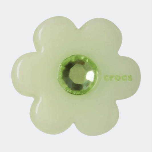 Crocs Flower With Gem Lifestyle Pins Yellow - Medaid International
