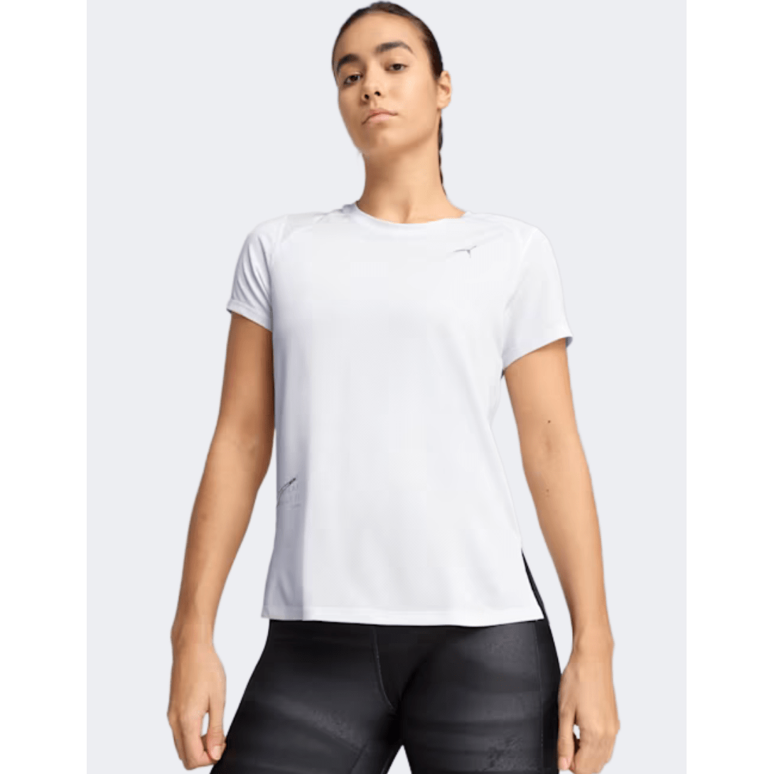 Puma Mesh Women Running T-Shirt White - Medaid International
