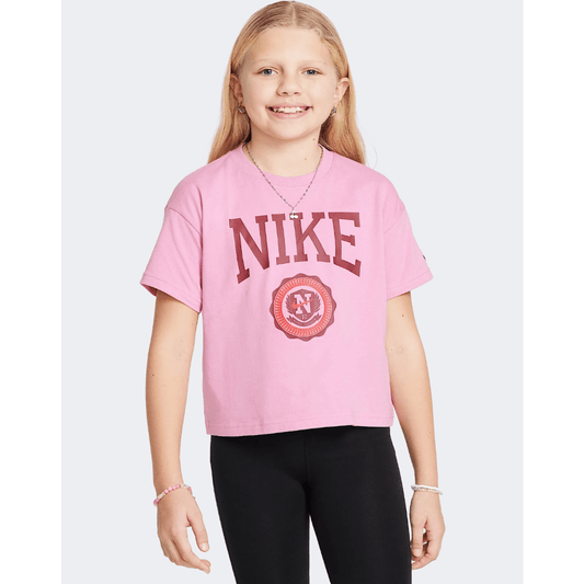 Nike Sportswear Graphic Star Girls Lifestyle T-Shirt Magic Flamingo - Medaid International