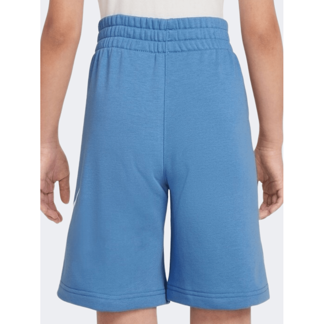 Nike Sportswear Club Fleece French Terry Boys Lifestyle Short Blue/White - Medaid International