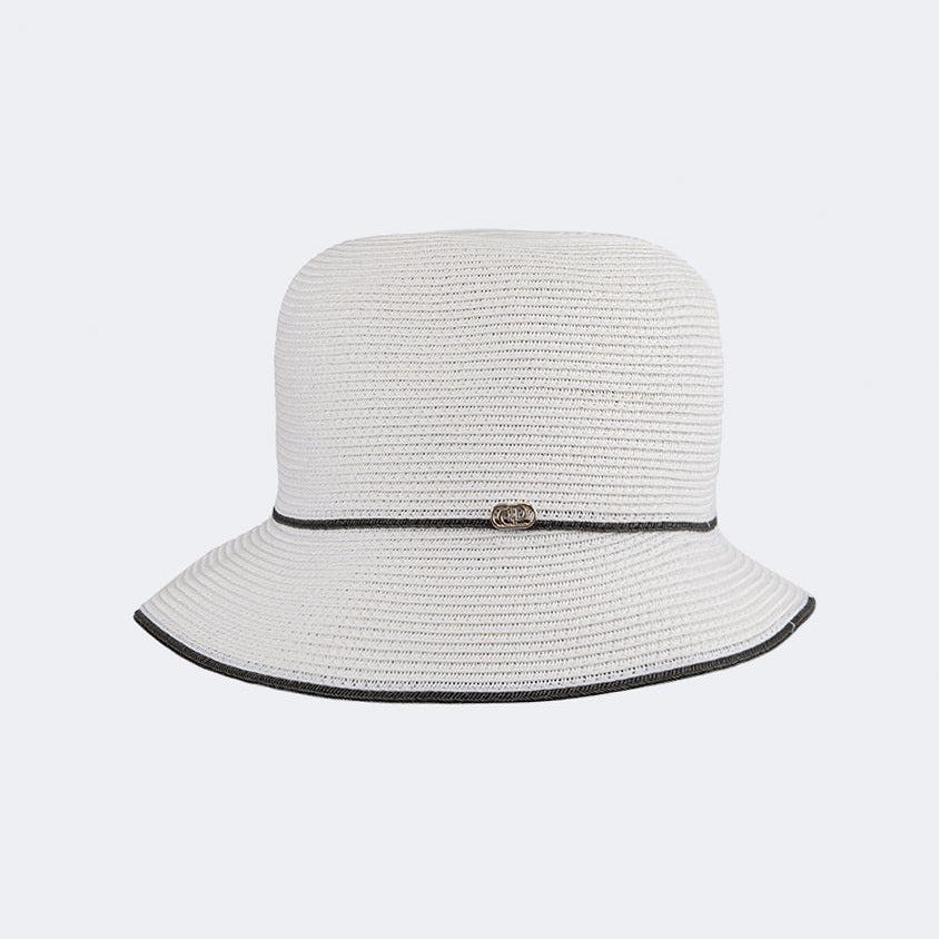 Oil And Gaz Stylish Women Beach Cordobes Hat White - Medaid International