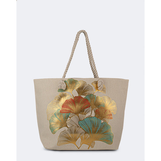 Oil And Gaz Chic Women Beach Bag White - Medaid International