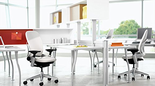 Steelcase Leap Office Chair Seven – Points of Adjustability – Ergonomic Back Support Chair – Lumbar Support – 4D Adjustable Arms – Black Frame – Onyx - Medaid International