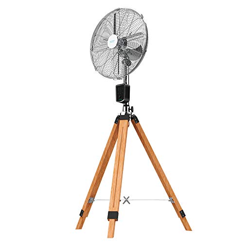 Cecotec - EnergySilence 1600 Smart Tripod Fan, 50W, 3 Speeds, Remote Control, 80° Oscillation