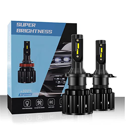 ErtYu - 110W LED Headlight Bulbs, 22000 Lumens, 6000K Cool White, IP68 Waterproof