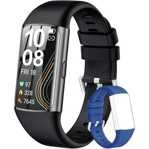 Fkgzjf - Smart Watch with Heart Rate Monitor, Blood Pressure, Sleep Tracker, IP68 Waterproof