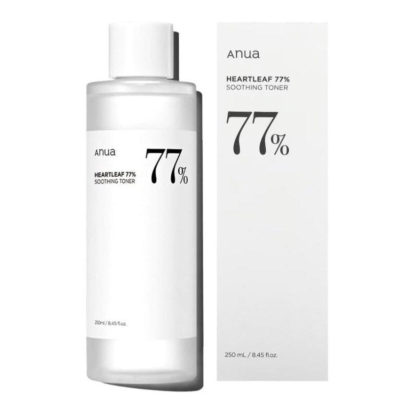 Anua Heartleaf 77 Soothing Toner I pH 5.5 Trouble Care, Calming Skin, Refreshing, Hydrating, Purifying, Cruelty Free, Vegan,(250ml / 8.45 fl.oz.) - Medaid International