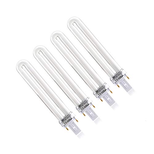 Xichen - 4 PCS 9W UV 365nm Replacement Bulbs for Nail Art Dryers, LED