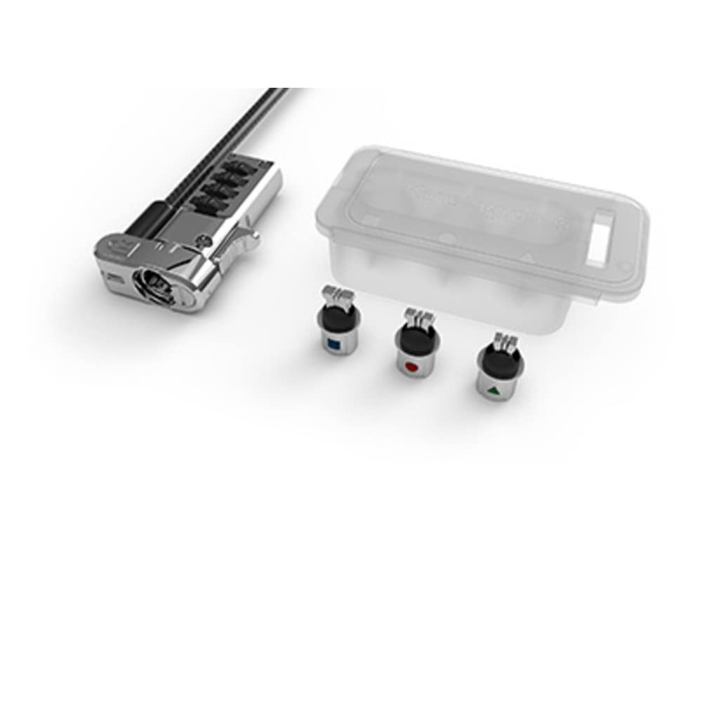 Kensington Universal 3-in-1 Combination Laptop Lock, Computer Security Locking Cable - Resettable Version (K62316WW), Black - Medaid International