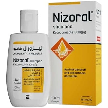 Nizoral Ketoconazole Anti-Dandruff Treatment Shampoo, 100 ml, Effective Dandruff Treatment, Works from the first wash, Clinically proven Ketoconazole Shampoo to relieve Itchy Scalp - Medaid