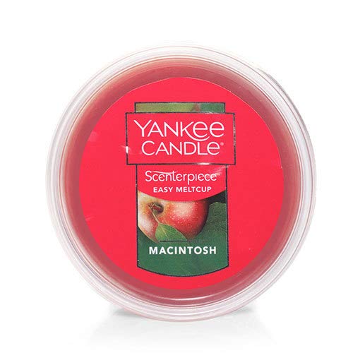 Yankee Candle 2 Units of Macintosh Scenterpiece Easy Meltcup Wax Melt Cup (NET WT 2.2 OZ | 61g Each) - Medaid International