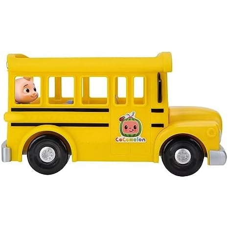 Cocomelon Feature Musical Vehicle Yellow School Bus, multi, CMW0015, Cocomelon Yellow School Bus - Medaid - Lebanon