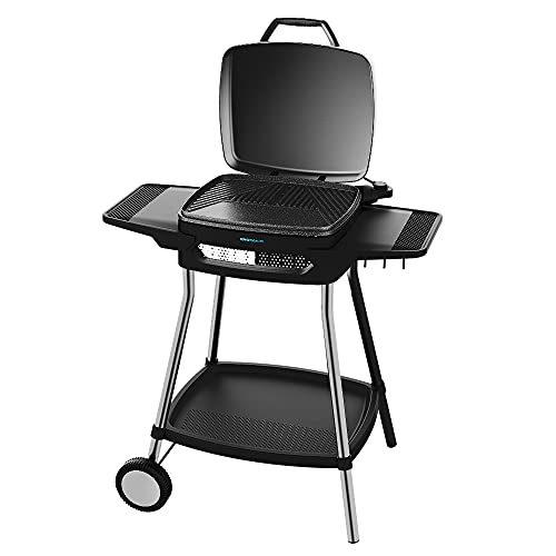 Cecotec - Electric Grill with PowerGrill Technology, Built-In Resistance, EasyMove Design