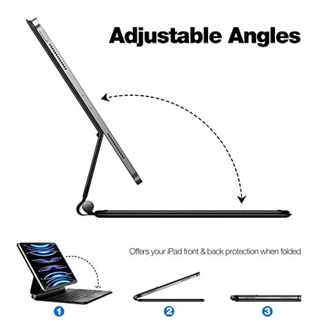 Dracool - Bluetooth Keyboard Case with Trackpad for iPad Air 4 & Pro 11