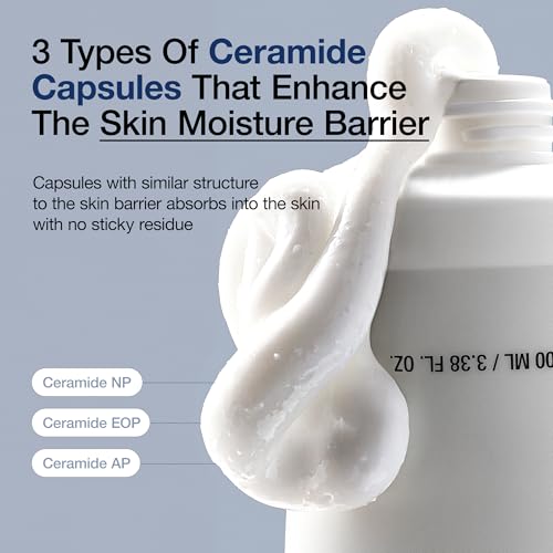 ANUA 3 Ceramide Panthenol Moisture Barrier Cream, Hydrating Face Moisturizer for Normal Skin, Panthenol, Ceramide, Centella for Skin Barrier Non Comedogenic, Korean Skincare (100ml/ 3.38 fl. oz.)|B0DCBPWGBS
