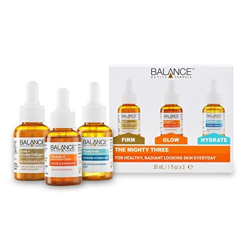 Balance Active Formula The Mighty Three (3 x 30ml) – breakthrough active ingredients for visible results. Three targeted serums that you can layer together or use individually. - Medaid International