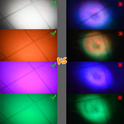 Jayool - Dimmable GU10 LED Light Bulbs, RGB + Warm White, Remote Control, Timer