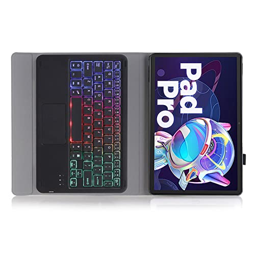 Lenovo - Soft TPU Keyboard Case With Detachable Backlit Bluetooth Keyboard