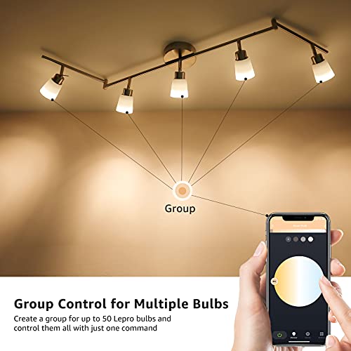 Lepro - GU10 Smart LED Light Bulbs, Dimmable, Tunable White, Pack of 2