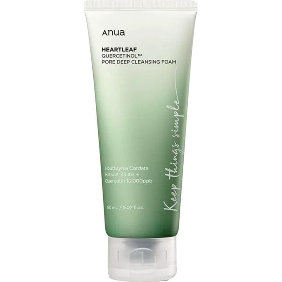 ANUA HEARTLEAF QUERCETINOL PORE DEEP CLEANSING FOAM 150 ML - Medaid