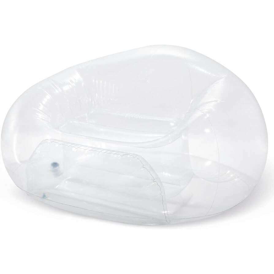 Transparent/Pink Beanless Bag Chair - Medaid International