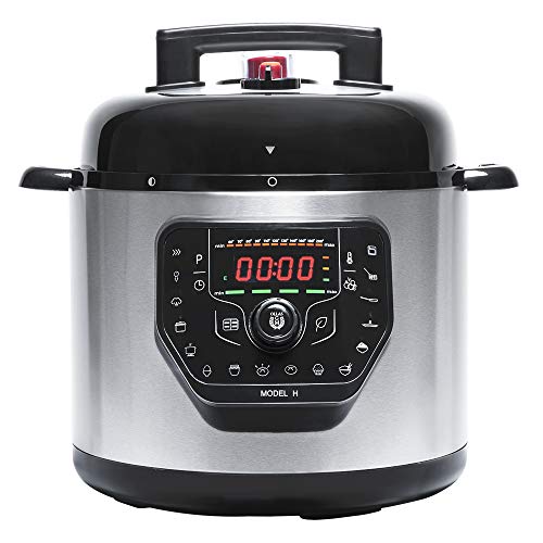 Cecotec - Programmable Pressure Cooker, 6L Capacity, 24-Hour Timer, 15 Safety Systems