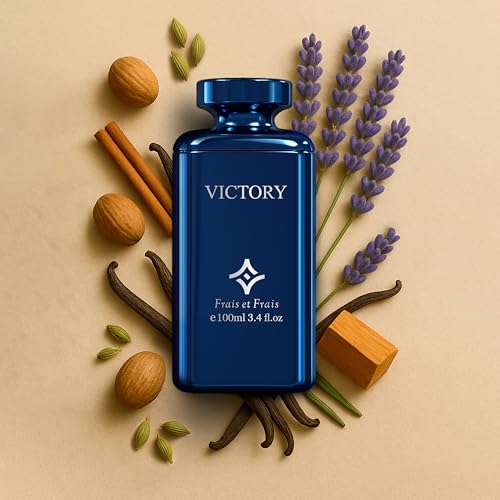 Frais et Frais Victory Perfume Men | Eau de Parfum | Luxury Scent Like Sauvage Elixir | Long Lasting & Affordable Luxury | 100ml - Medaid International