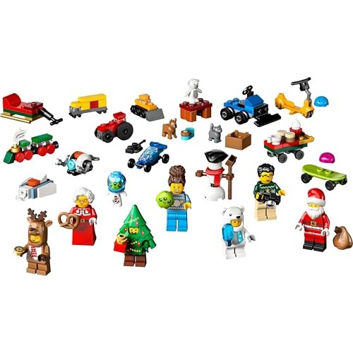 Lego City 60475 LEGO(R) City Advent Calendar 2025 Toy Birthday Present Blocks Educational Boys Girls Children 5 6 7 8 Years Old Mom Dad Christmas - Medaid International