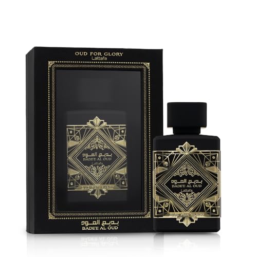 Lattafa Perfumes Bade'e Al Oud, Oud for Glory for Unisex Eau de Parfum Spray, 3.4 Ounce - Medaid International