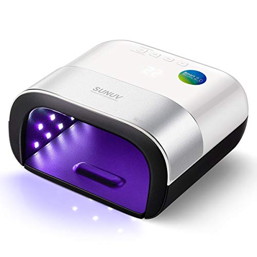 Sunuv - Professional UV Light for Gel Nails, 4-Timer, Sensor, 39 LED Beads