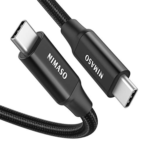 NIMASO - USB C 3.1 Gen 2 Cable, 10Gbps Data Transfer, 4K Video Output, 100W PD Charging