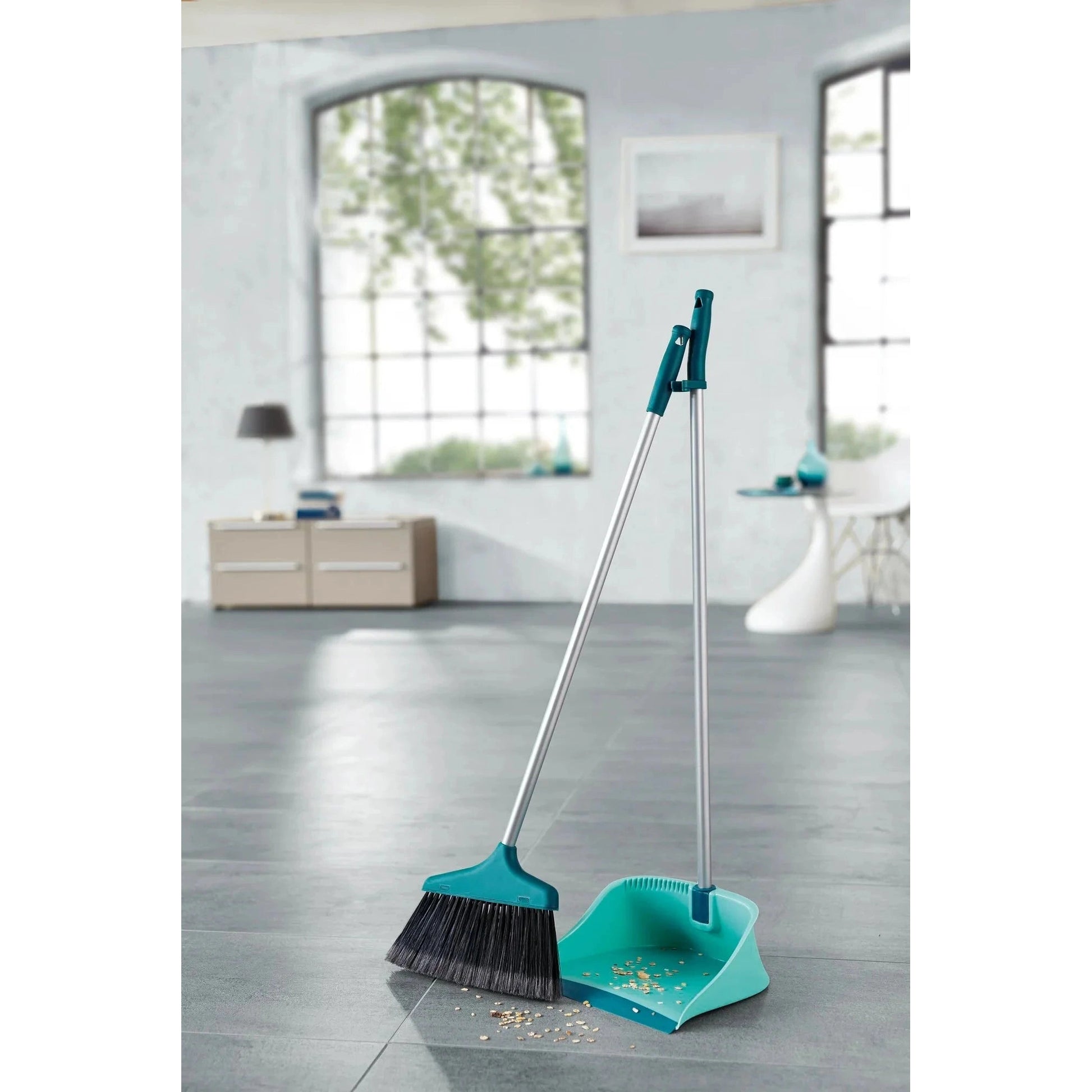 Sweeper Set With Handle & Open Dust Pan - Medaid International