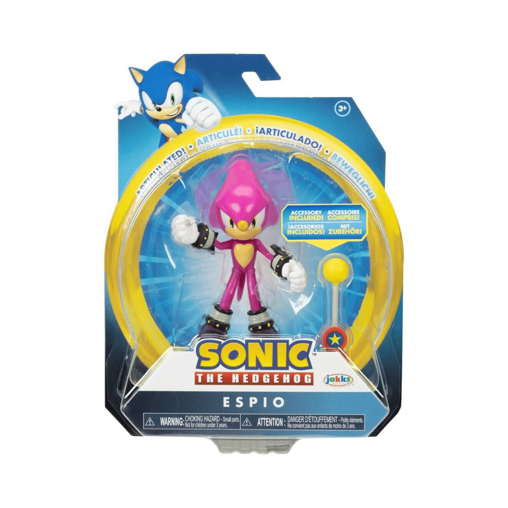 Sonic 4" Fig W/Acc Wave #9 Espio - Medaid International