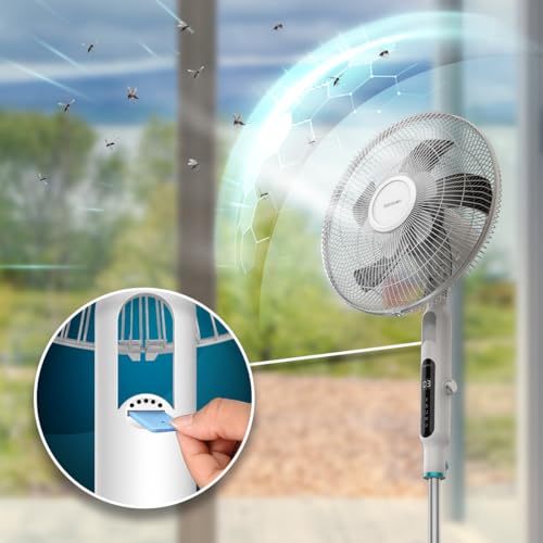 Cecotec - Energysilence 1600 Moskito Fan with Mosquito Repellent, Timer, Touch Control