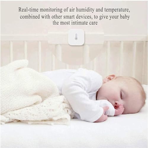 Aqara - HomeKit Compatible Temperature & Humidity Sensor, Compact Design, Accurate Readings