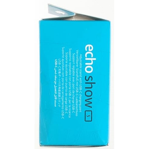 Echo Show 5 (3rd Gen) Adjustable Stand with USB-C Charging Port | Cloud Blue - Medaid International