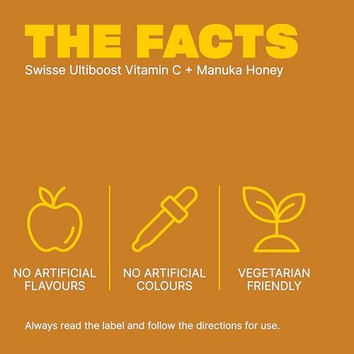Swisse Ultiboost Vitamin C + Manuka Honey - 120 Tablets|B07BF69114